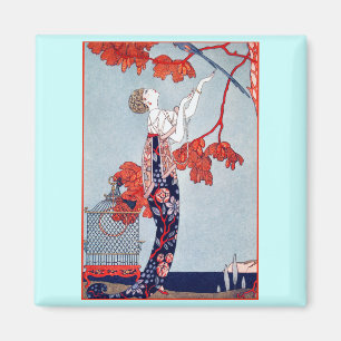 Aimant George Barbier "L'Oiseau Volage" 1914