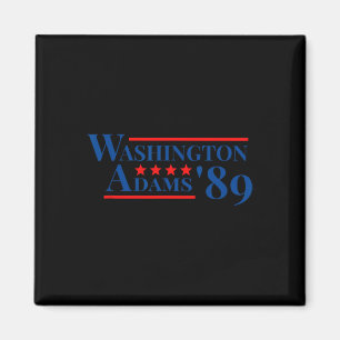 Aimant George Washington Adams 1789 Élections Fondateur