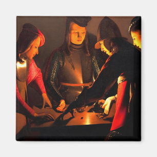 Aimant Georges de la Tour - Les Joueurs de Dices