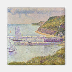 Aimant Georges Seurat - Port-en-Bessin à marée haute