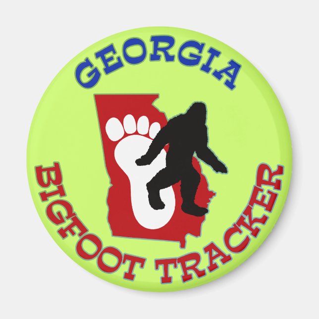 Aimant Georgia Bigfoot Tracker (Devant)