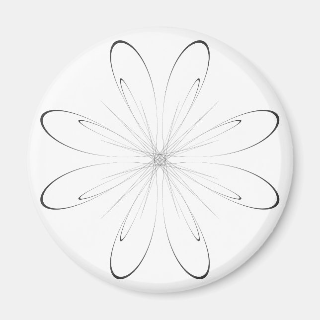 Aimant Gerbera arabesque (Devant)