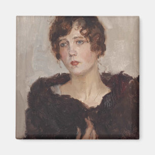 Aimant Gertie en fourrure (par Isaac Israels)