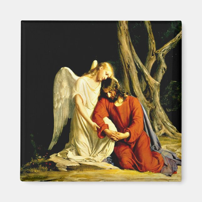 Aimant Gethsemane - oeuvre de Carl Bloch (Devant)
