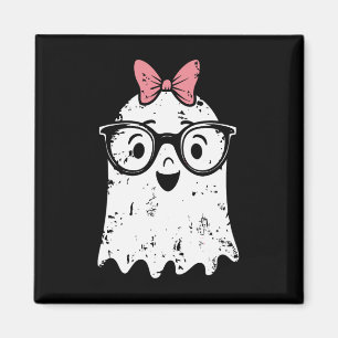 Aimant Ghost Eyegl Girl Halloween Girl Ghost