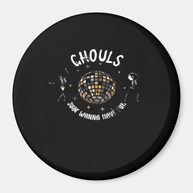 Aimant Ghouls veut juste s'amuser Sloth & Halloween (Devant)