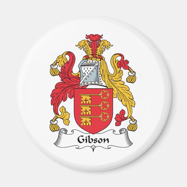 Aimant Gibson Family Crest (Devant)