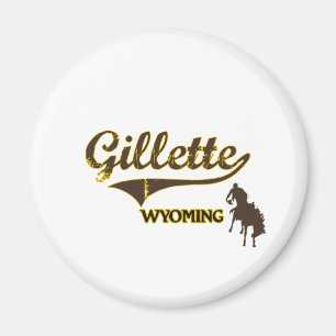 Aimant Gillette Wyoming City Classic