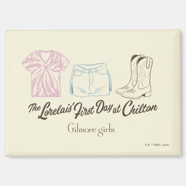 Aimant Gilmore Girls Lorelai Chilton Outfit Design (Recto)