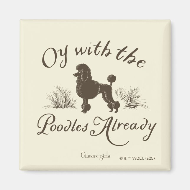 Aimant Gilmore Girls | Oy With the PoodlesDesign (Devant)