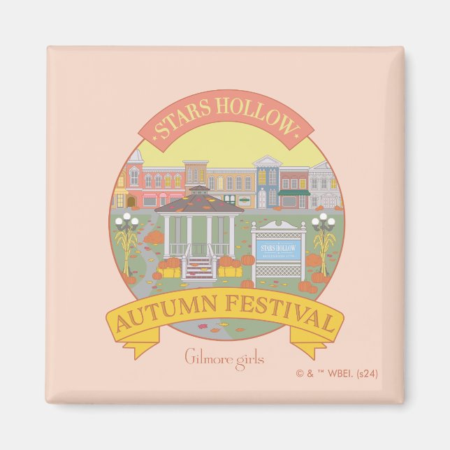 Aimant Gilmore Girls | Stars Hollow Festival d'automne (Devant)