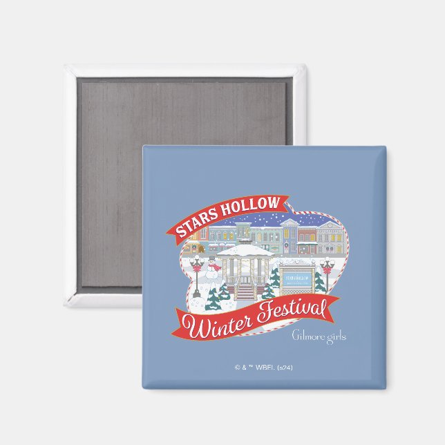 Aimant Gilmore Girls | Stars Hollow Winter Festival (Recto/Verso)