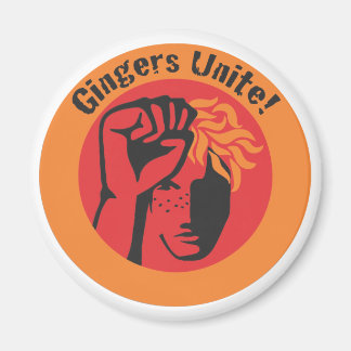 Aimant Gingers Unissez-vous !