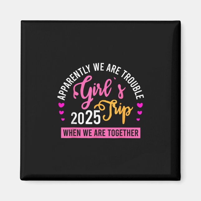 Aimant Girl’s Trip 2025 Summer Beach Weekend Vacation Wom (Devant)