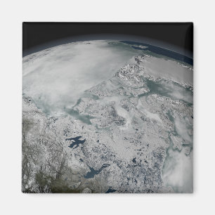 Aimant Glace marine au-dessus de l'Amérique du Nord