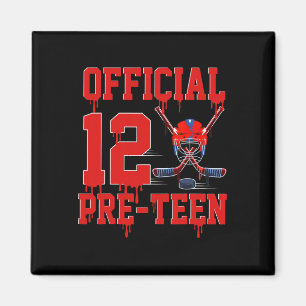 Aimant Glace officielle de 12e anniversaire de préadolesc