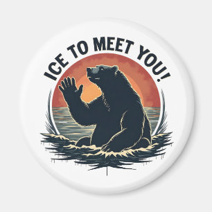 Aimant Glace Pour Vous Rencontrer Ours Polaire Cadeau De 