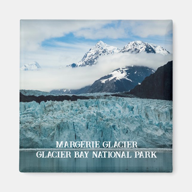 Aimant Glacier Margerie, parc national de la baie Glacier (Devant)