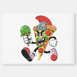 Aimant Gladiator Pizza Slice Italien Brainrot