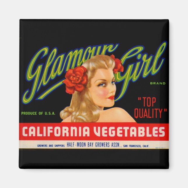 Aimant Glamor Girl (Devant)