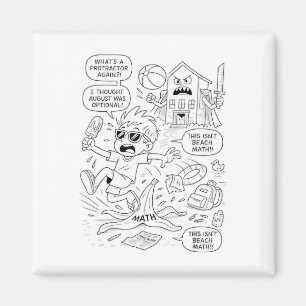 Aimant Glisser En Mode Scolaire - Funny Summer Brain Car