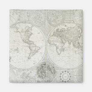 Aimant Globe Terraqueous par Samuel Dunn 1787