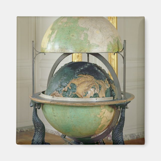 Aimant globe terrestre et céleste (Devant)