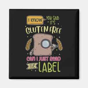 Aimant Gluten drôle Lifestyle Lifestyle Maladie coeliaque