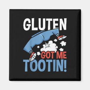 Aimant Gluten Me Comporte Tootin Gluten Allergie Maladie