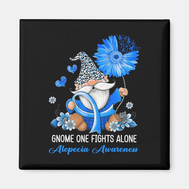 Aimant Gnome One combat seul Ribbon Alopecia sensibilisat (Devant)