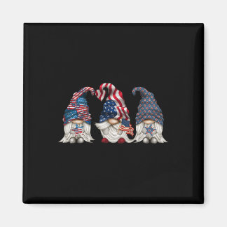 Aimant Gnomes Patriotes 4 Juillet Drôle Gnome Amour Amer