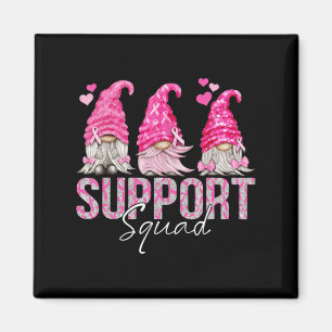 Aimant Gnomies amusantes Soutien Squad Cancer du sein Pri
