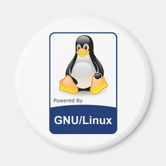Aimant GNU/Linux (Devant)