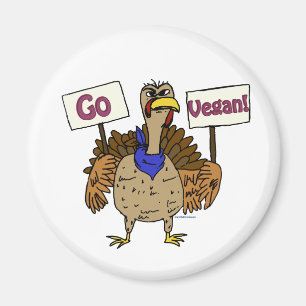 Aimant Go Vegan - Parler de Turquie