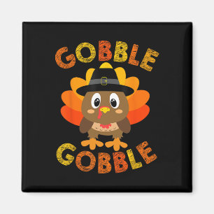 Aimant Gobble Turquie Petits garçons Filles Enfants Thank