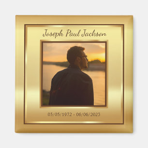 Aimant Gold Photo Memorial