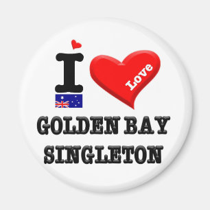 Aimant GOLDEN BAY-SINGLETON - I Love