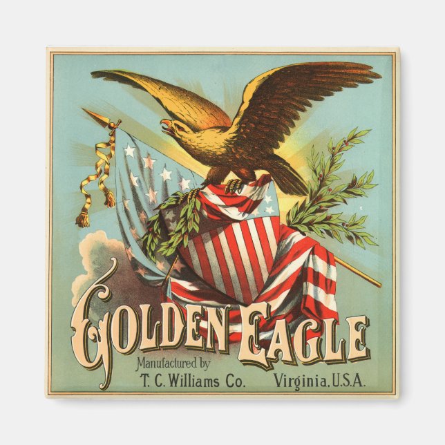 Aimant Golden Eagle Tobacco 1900 (Devant)