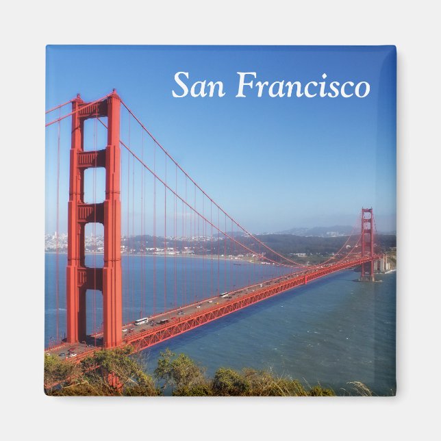 Aimant Golden Gate Bridge, San Francisco Travel (Devant)