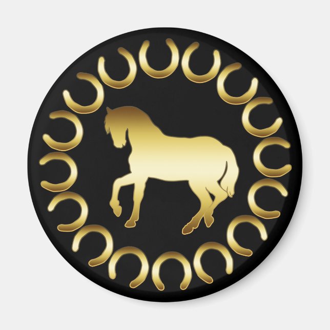 AIMANT GOLDEN HORSE (Devant)