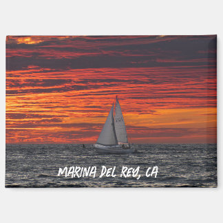 Aimant Golden Hour Sunset - Marina Del Rey, CA
