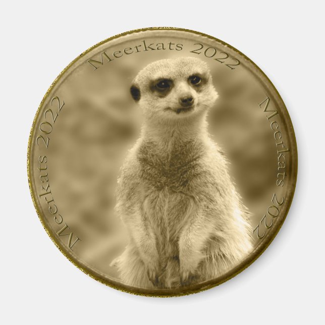 Aimant Golden Meerkat 2022 (Devant)