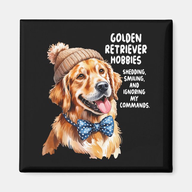 Aimant Golden Retriever Outfit Idea For Women &amp; Retri (Devant)