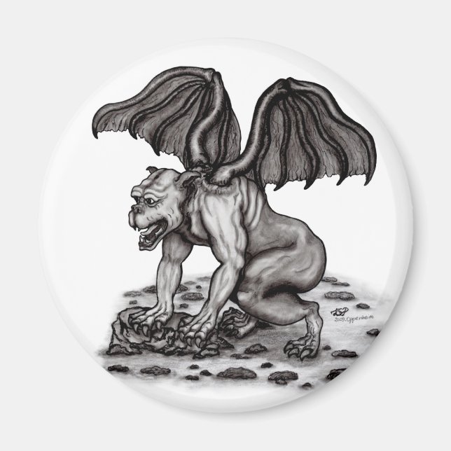 Aimant Golem Gargoyle (Devant)