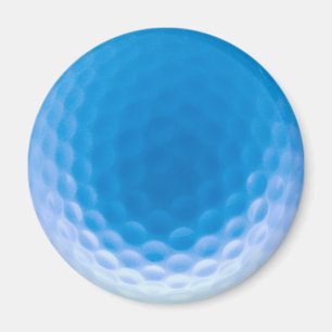 Aimant Golf Ball Texture Dimples Arctic Blue