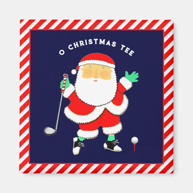 Aimant Golf Christmas Stocking Stuffer (Devant)