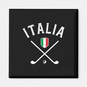 Aimant Golf Italie - Tee de golf drapeau italien