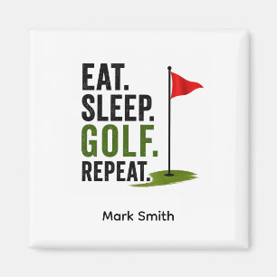 Aimant Golf Manger Dormir Golf Répéter