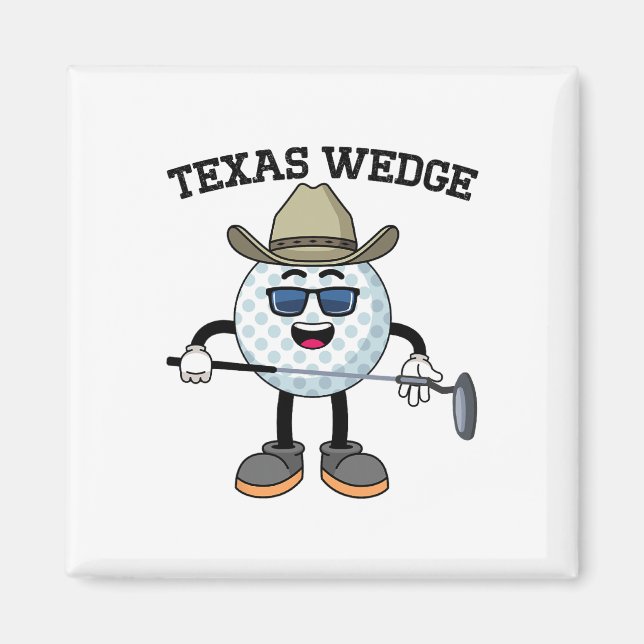 Aimant Golf Putter Texas Wedge Golf Club Texas Cowboy Cou (Devant)