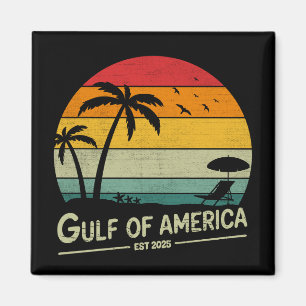 Aimant Golfe d'Amérique conception patriotique vintage-am